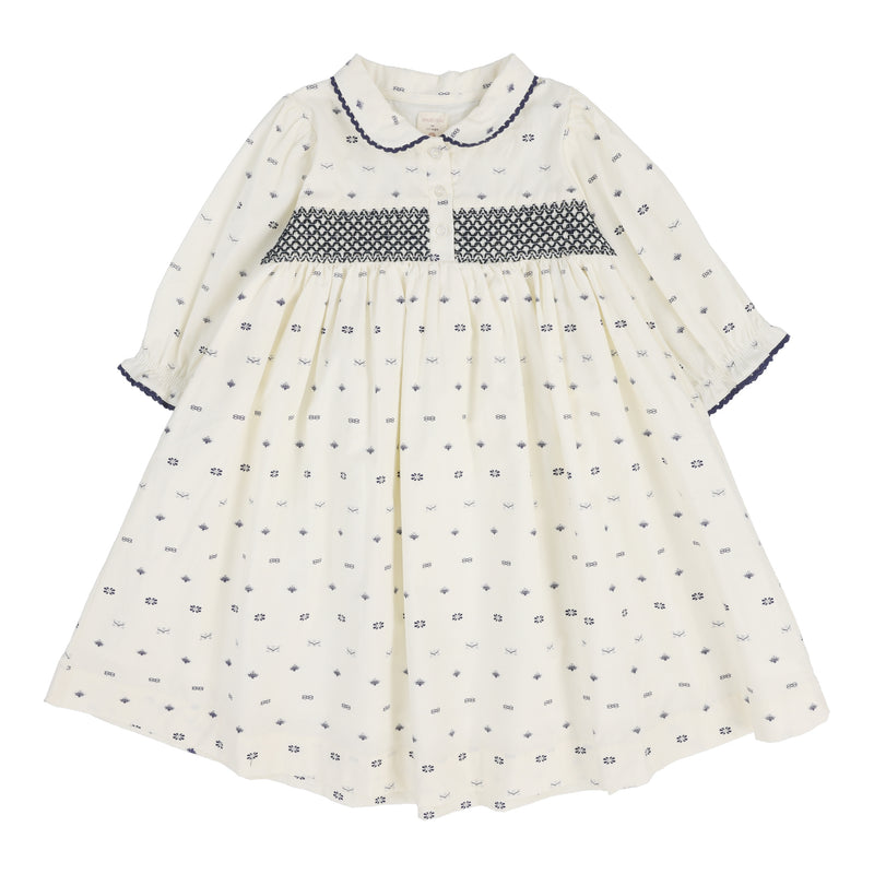 ANALOGIE GEOMETRIC 3/4 SLEEVE DRESS