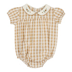 ANALOGIE GINGHAM GIRLS ROMPER