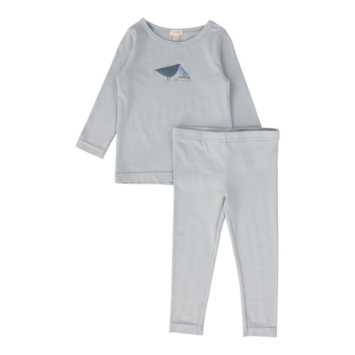 LIL LEGS BIRD PRINT PAJAMAS