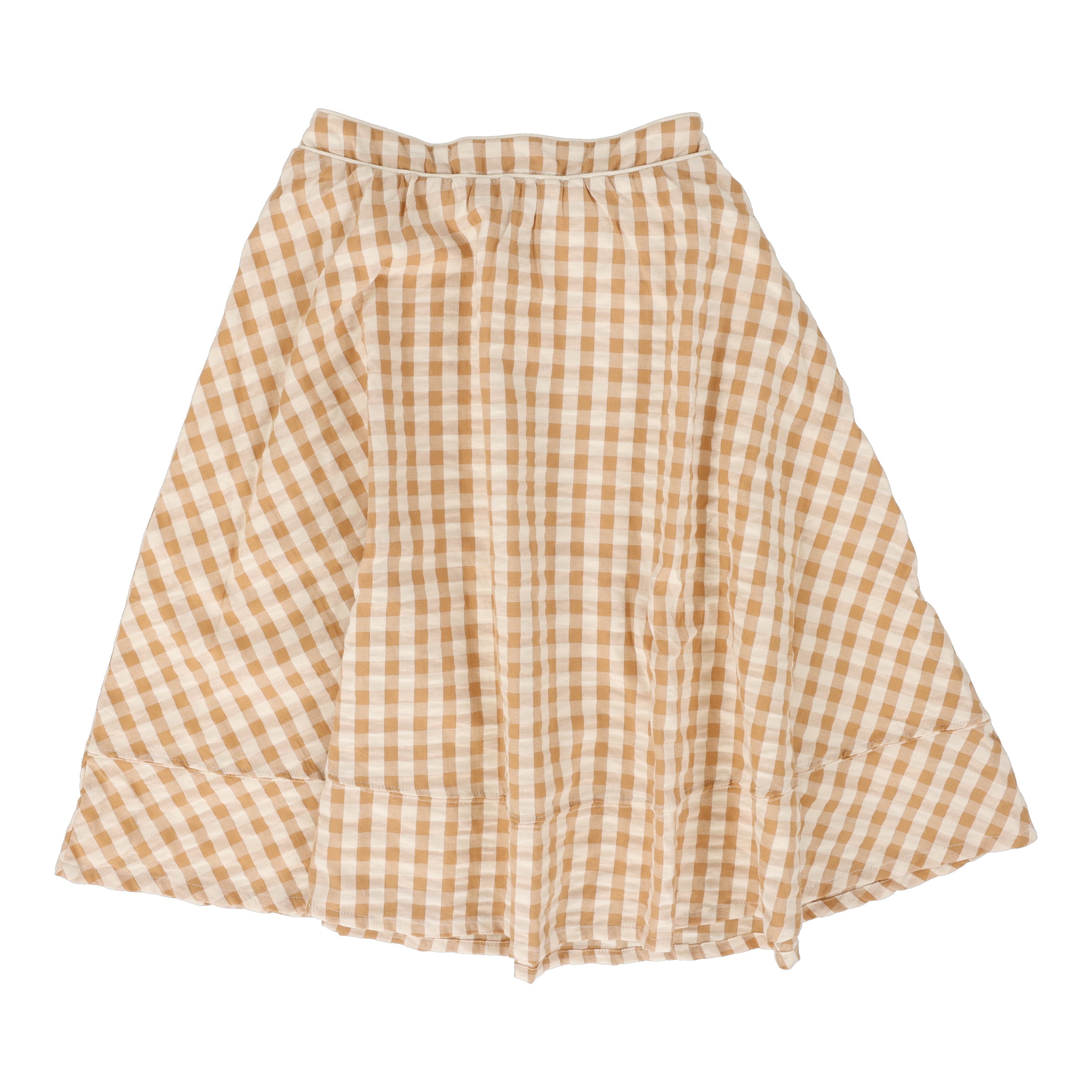 ANALOGIE GINGHAM GIRLS SHIRT + SKIRT SET