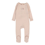 LIL LEGS BIRD PRINT FOOTIE