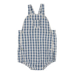 ANALOGIE GINGHAM SUSPENDER ROMPER