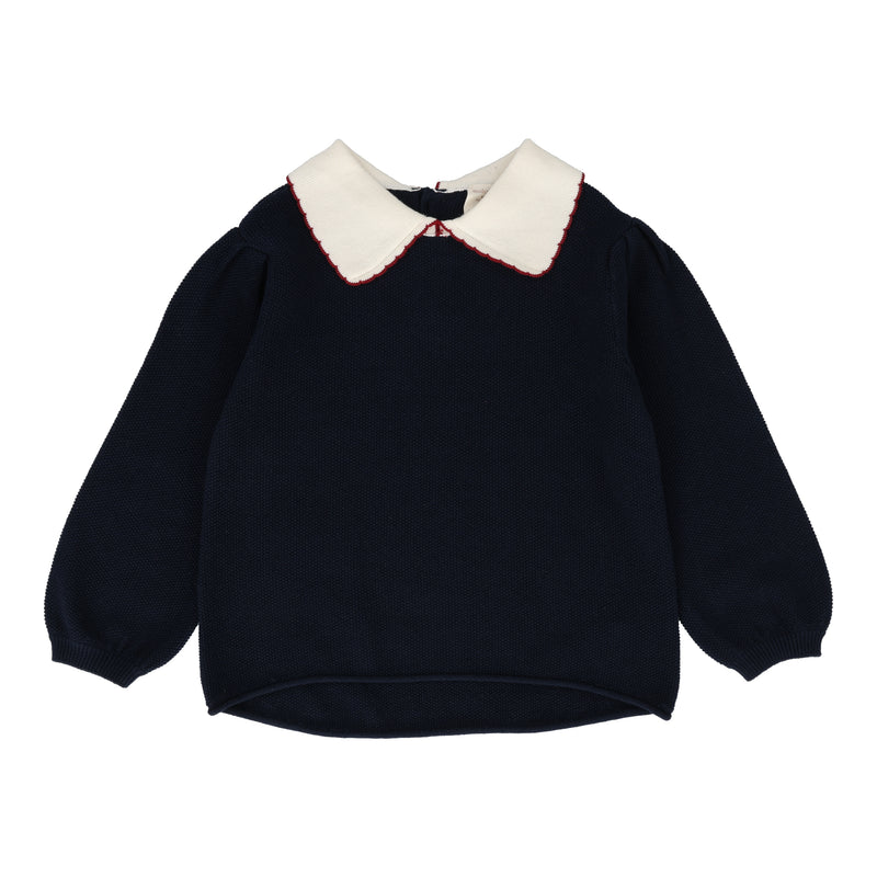 ANALOGIE GIRLS KNIT TOP + KNIFE PLEAT SKIRT