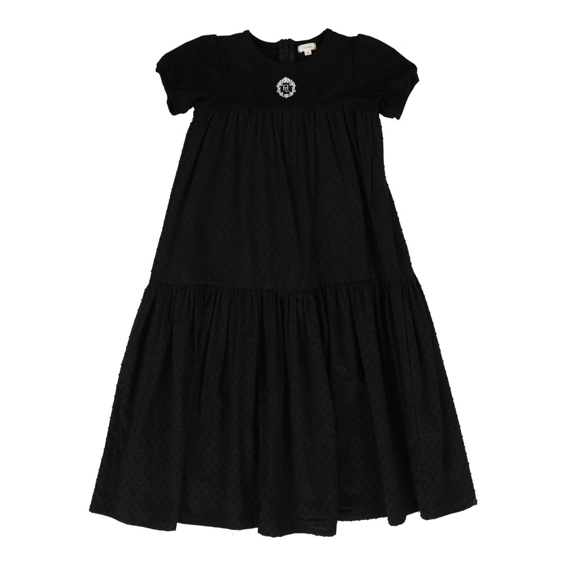 LIL LEGS EMBLEM MAXI SS DRESS