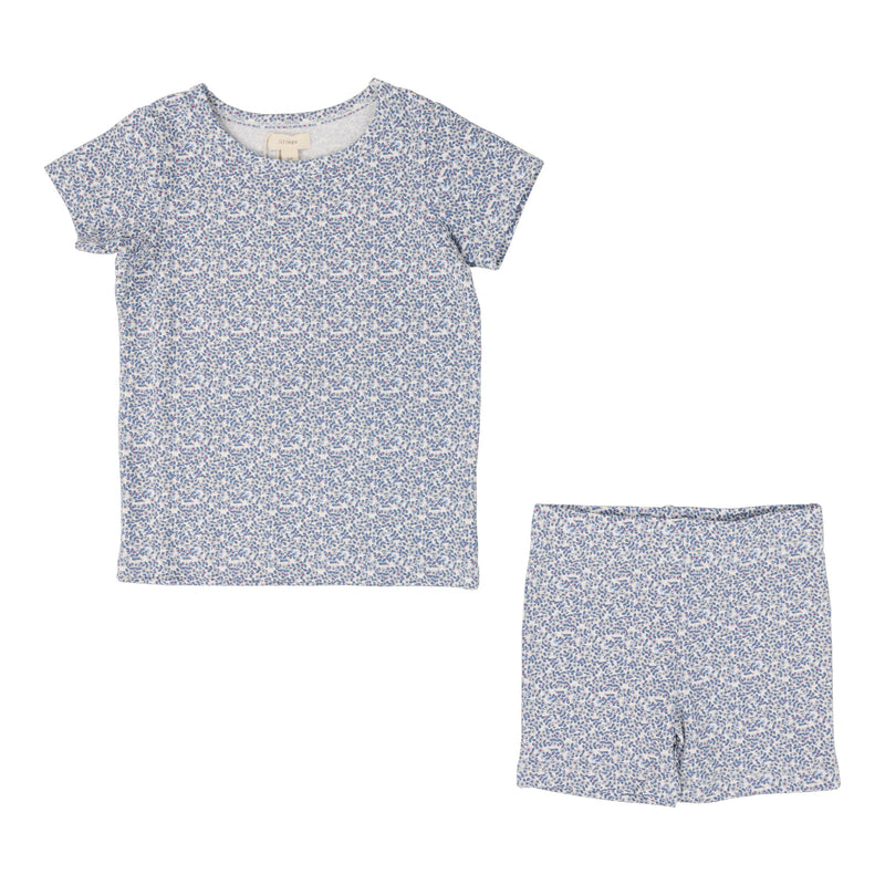 LIL LEGS POPPY FLORAL SHORT SET