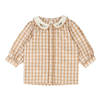 ANALOGIE GINGHAM GIRLS SHIRT + SKIRT SET