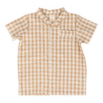 ANALOGIE GINGHAM COLLAR SHIRT