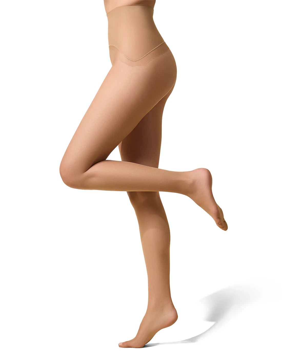 LUX320 MEMOI NUDE ULTRA BARE SEAMLESS TOP PANTYHOSE