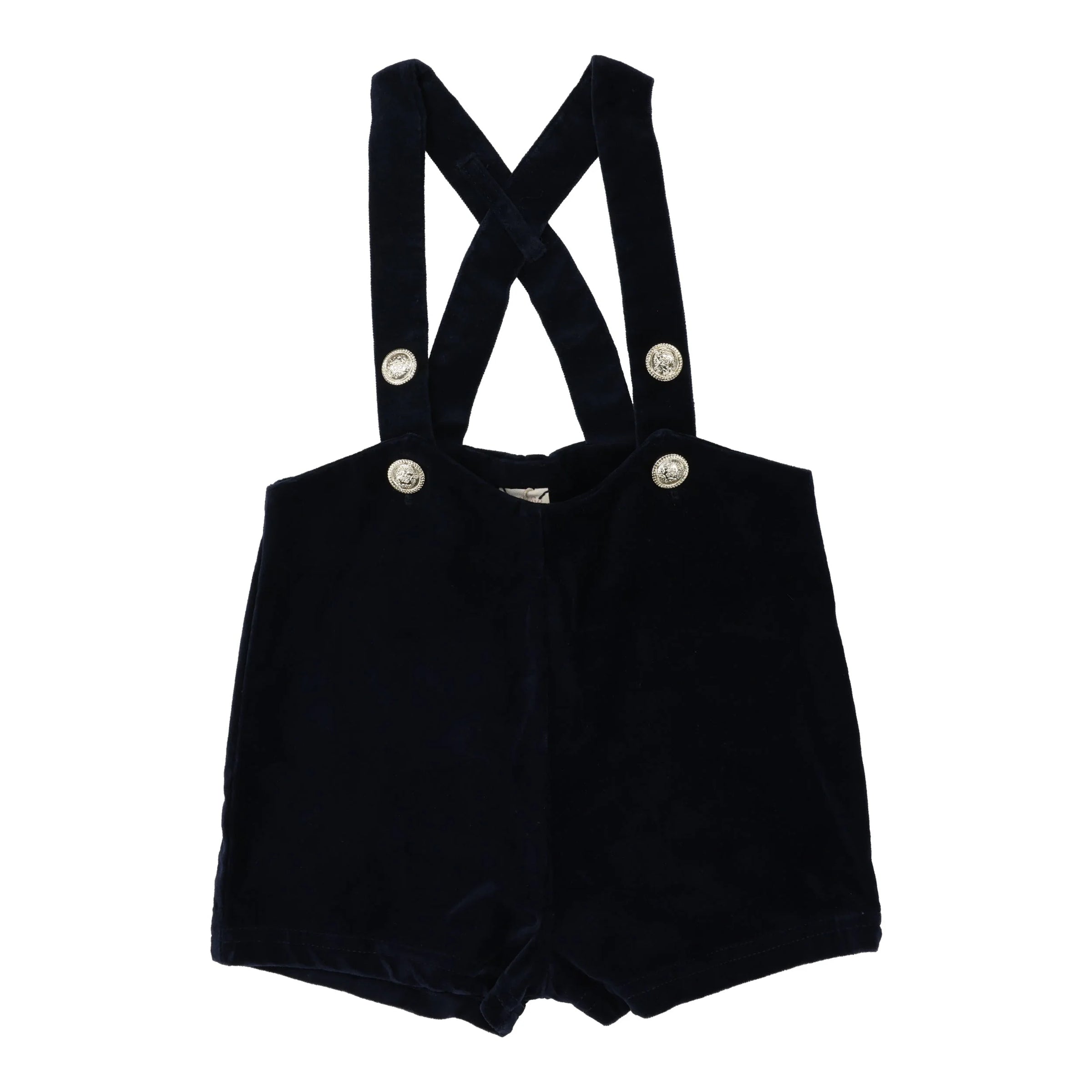 ANALOGIE VELVET SUSPENDER SHORTS