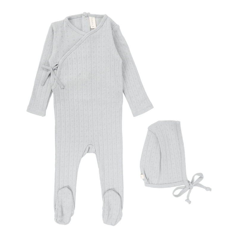 LILETTE FINE POINTELLE FOOTIE + BONNET