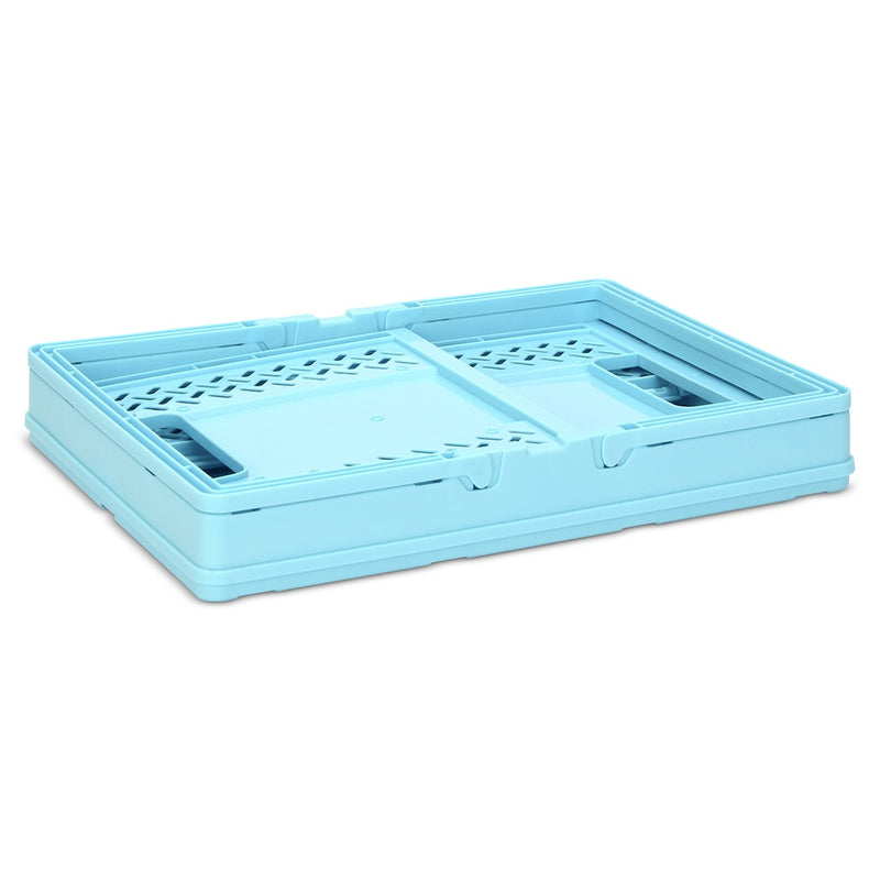 775-107 iscream large blue foldable storage crate