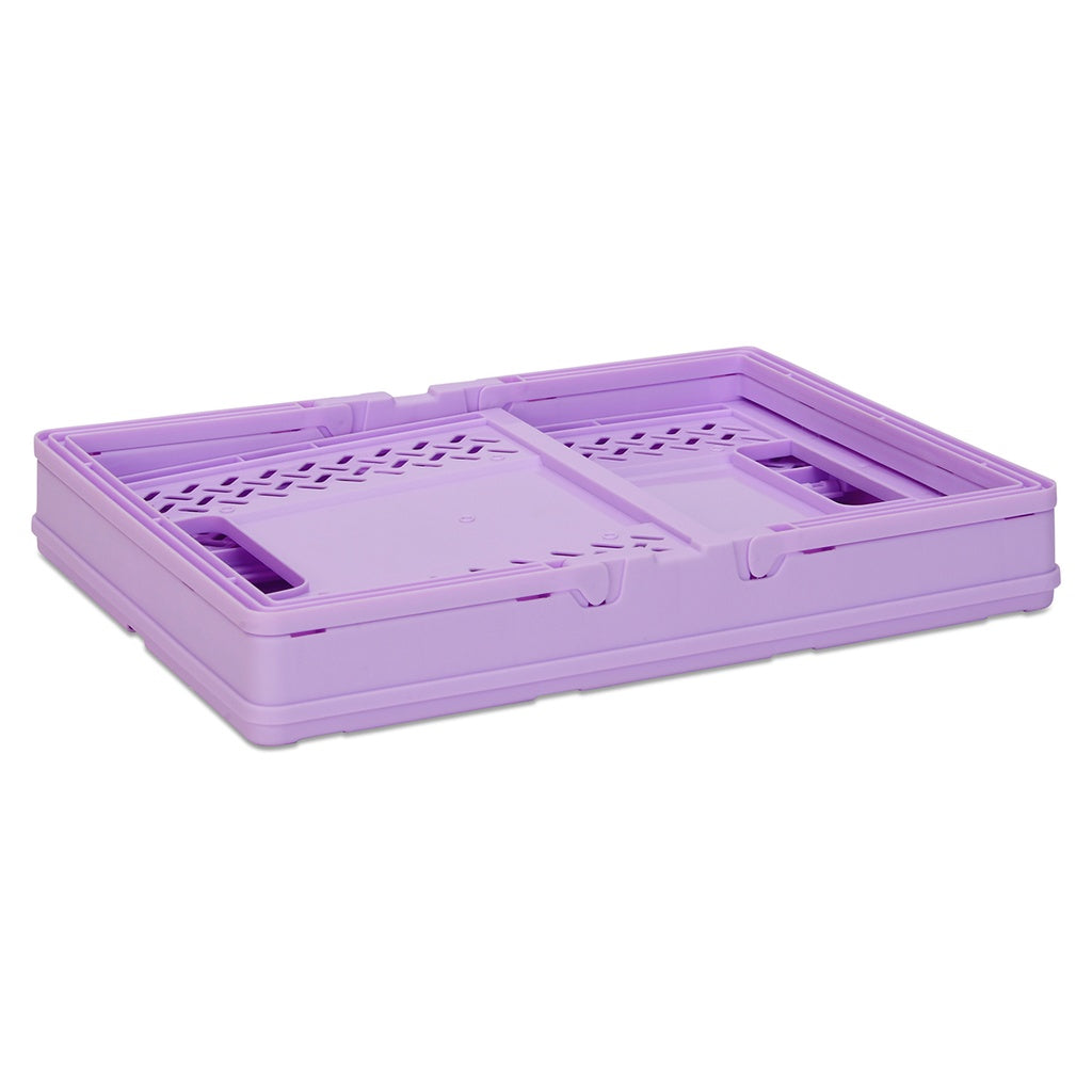 775-106 iscream large lavander foldable storage crate