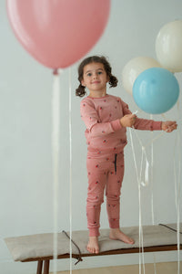 142JS BONDOUX HEART PRINT PAJAMA