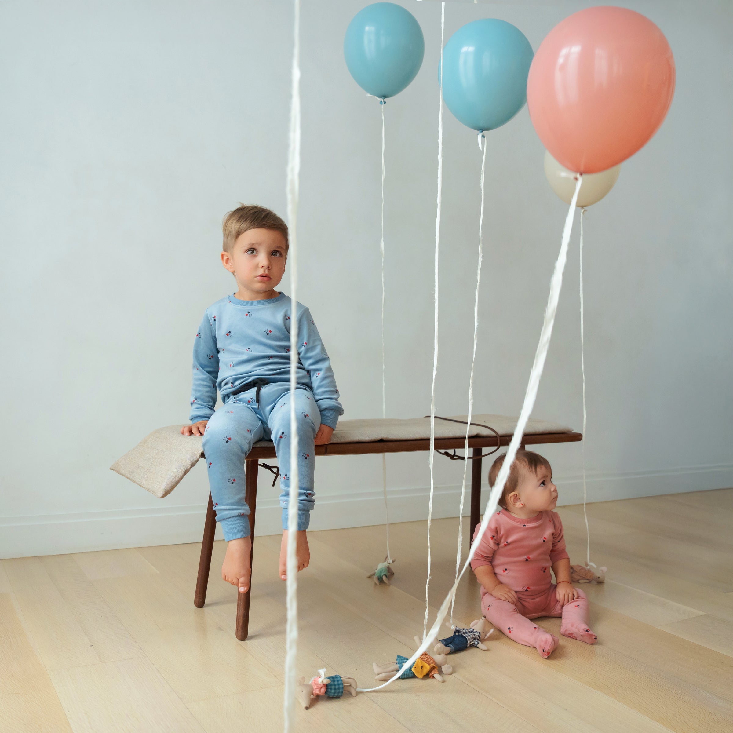 142JS BONDOUX STAR PRINT PAJAMA