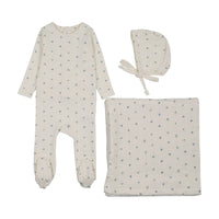 LILETTE BITSY FLORAL 3PC LAYETTE SET
