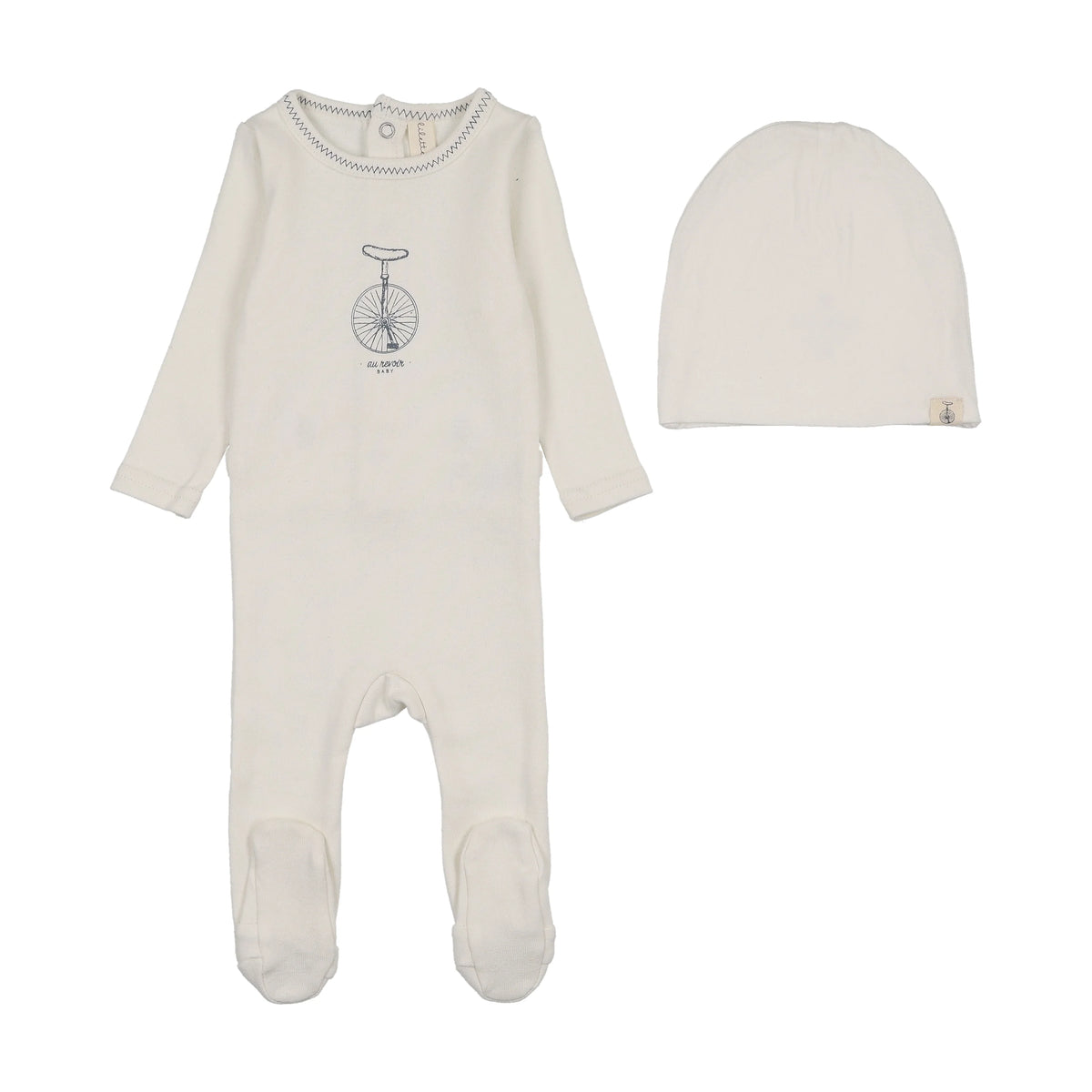 LILETTE BICYCLE FOOTIE + BEANIE SET