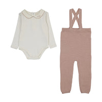 LILETTE LE BEBE KNIT SUSPENDER SET