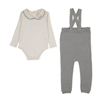 LILETTE LE BEBE KNIT SUSPENDER SET