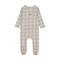 LILETTER TARTAN PRINT FOOTIE