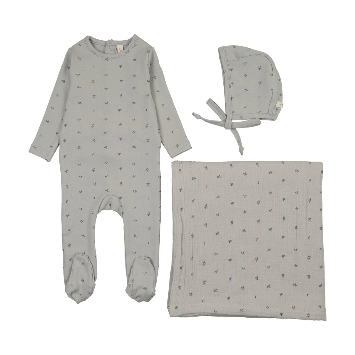 LILETTE BITSY FLORAL 3PC LAYETTE SET