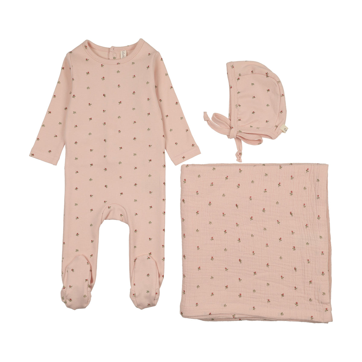 LILETTE BITSY FLORAL 3PC LAYETTE SET