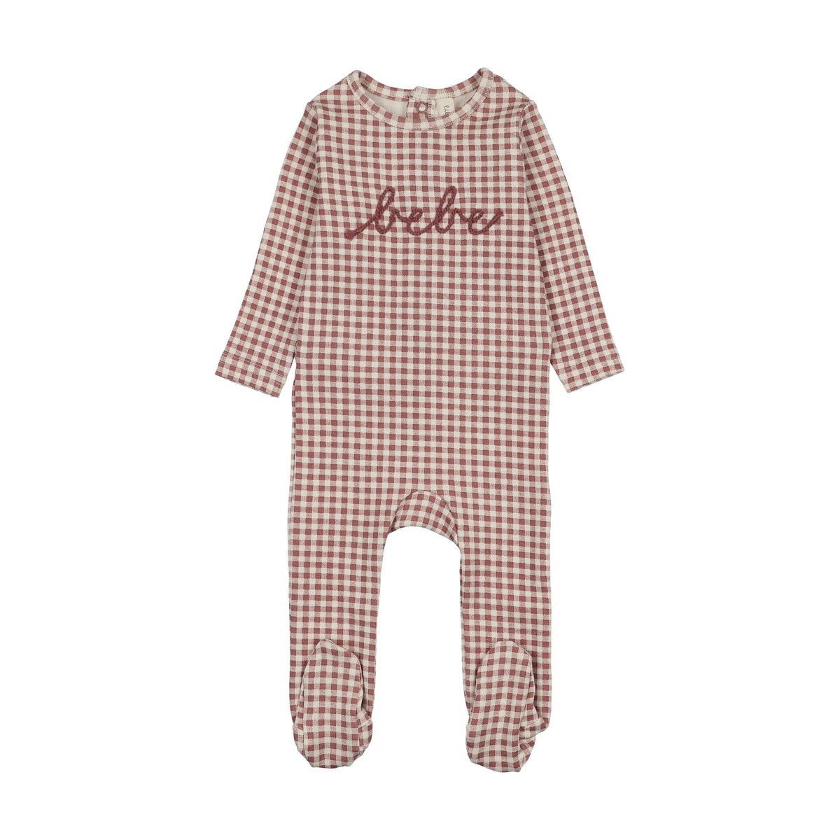 LILETTE GINGHAM BEBE FOOTIE