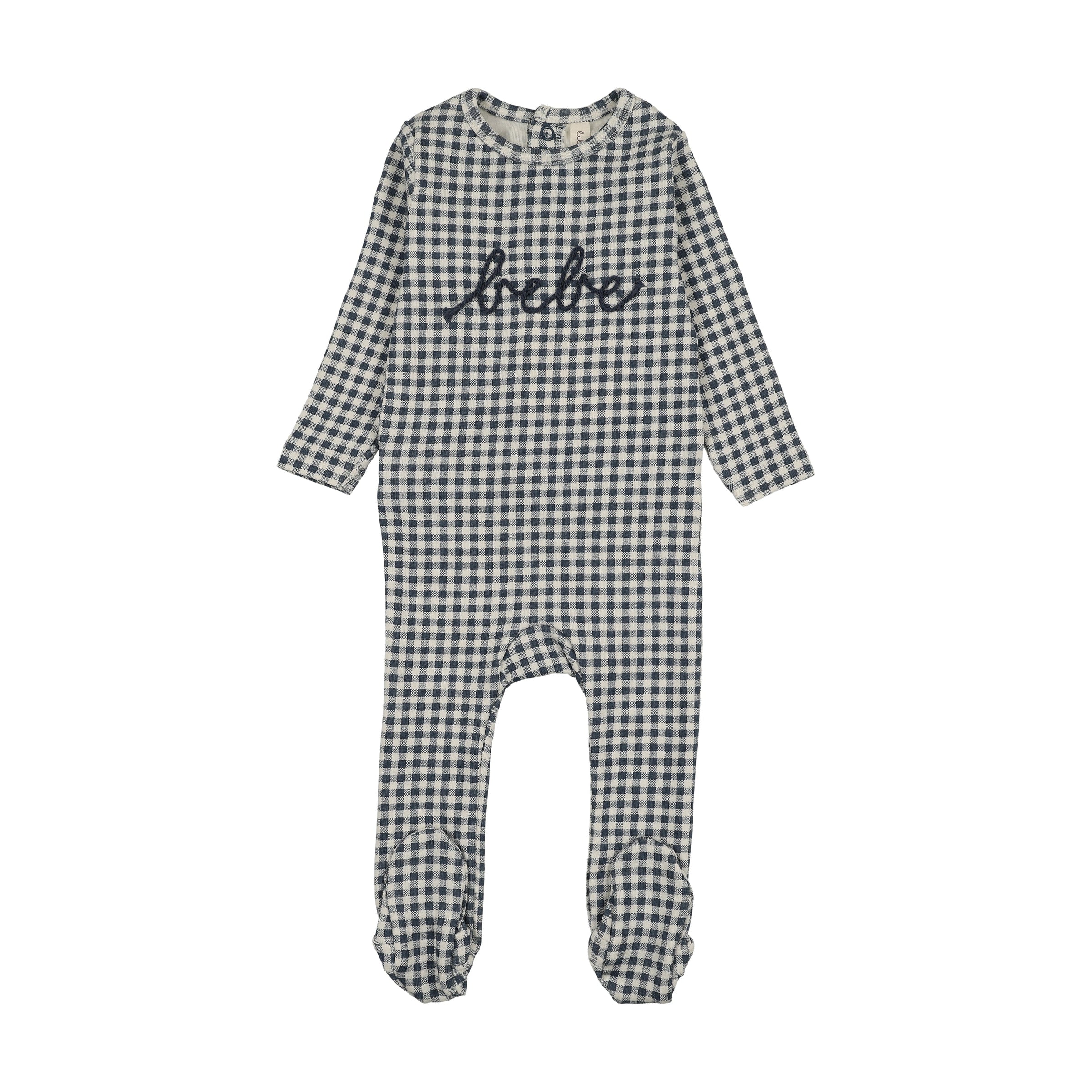 LILETTE GINGHAM BEBE FOOTIE