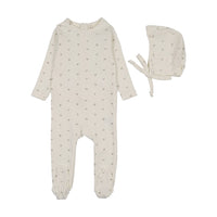 LILETTE BITSY FLORAL FOOTIE BEANIE SET
