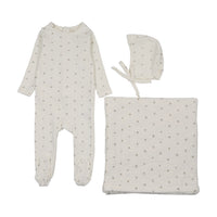 LILETTE BITSY FLORAL 3PC LAYETTE SET