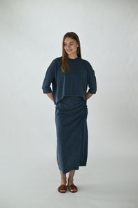 MONN OVERSIED CROP TEE M379