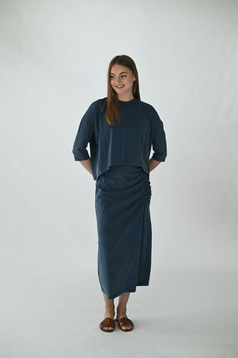 MONN OVERSIED CROP TEE M379