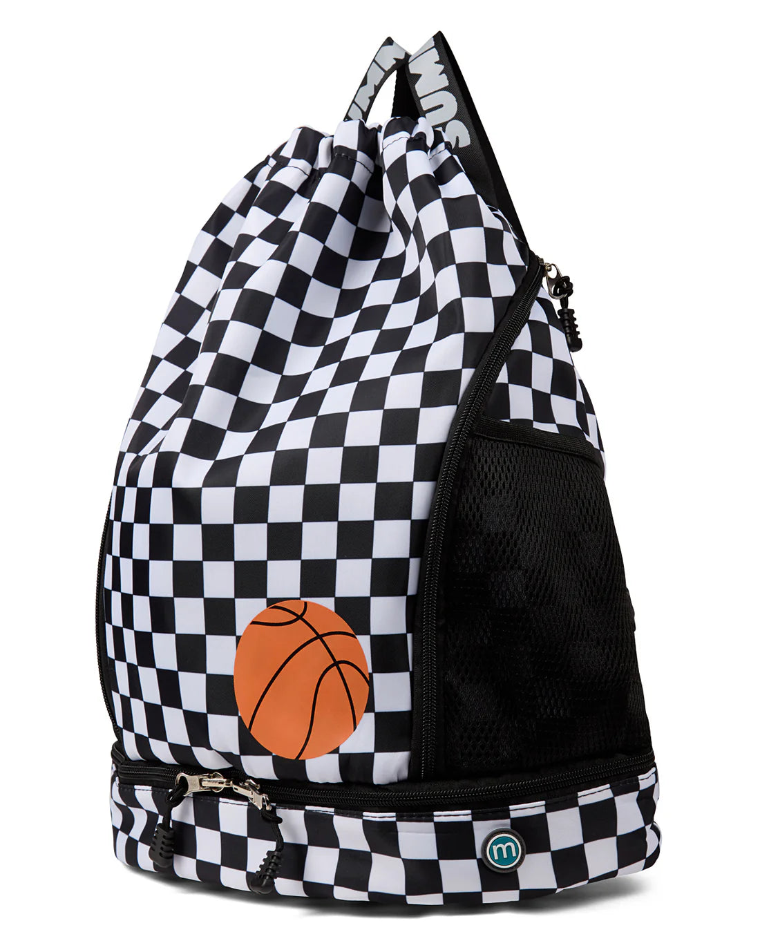 MAC-042 MEMOI BASKETBALL CHECKERED BAG