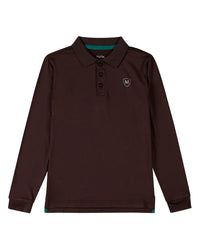 MBP-001 MEMOI BOYS LONG SLEEVE POLO