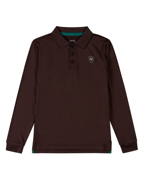 MBP-001 MEMOI BOYS LONG SLEEVE POLO