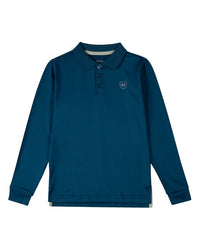 MBP-001 MEMOI BOYS LONG SLEEVE POLO