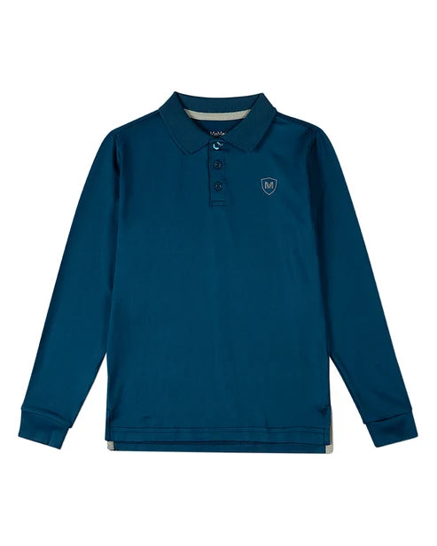 MBP-001 MEMOI BOYS LONG SLEEVE POLO