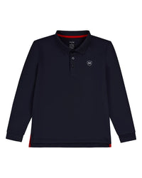 MBP-001 MEMOI BOYS LONG SLEEVE POLO