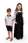 N115/ N116 NUMU CONTRAST LINEN SHIRT + JUMPER SET