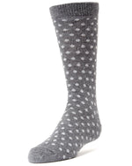 mk-128 memoi boys dots crew sock