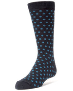 mk-128 memoi boys dots crew sock