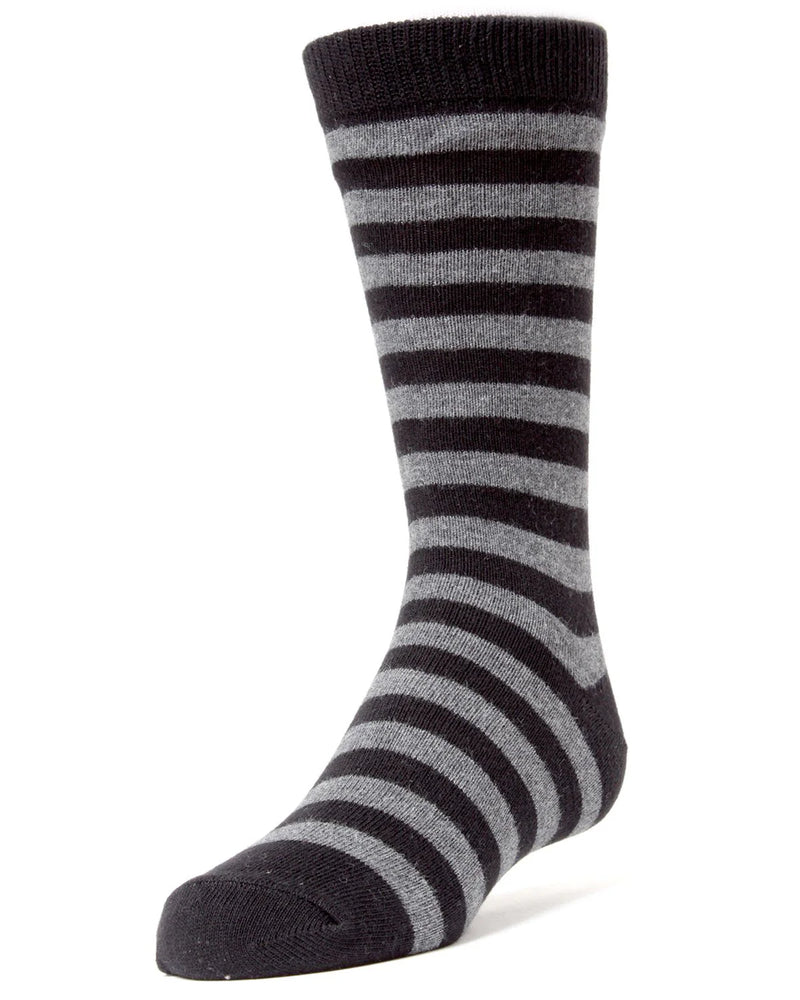 mk-130 memoi boys stripe crew sock