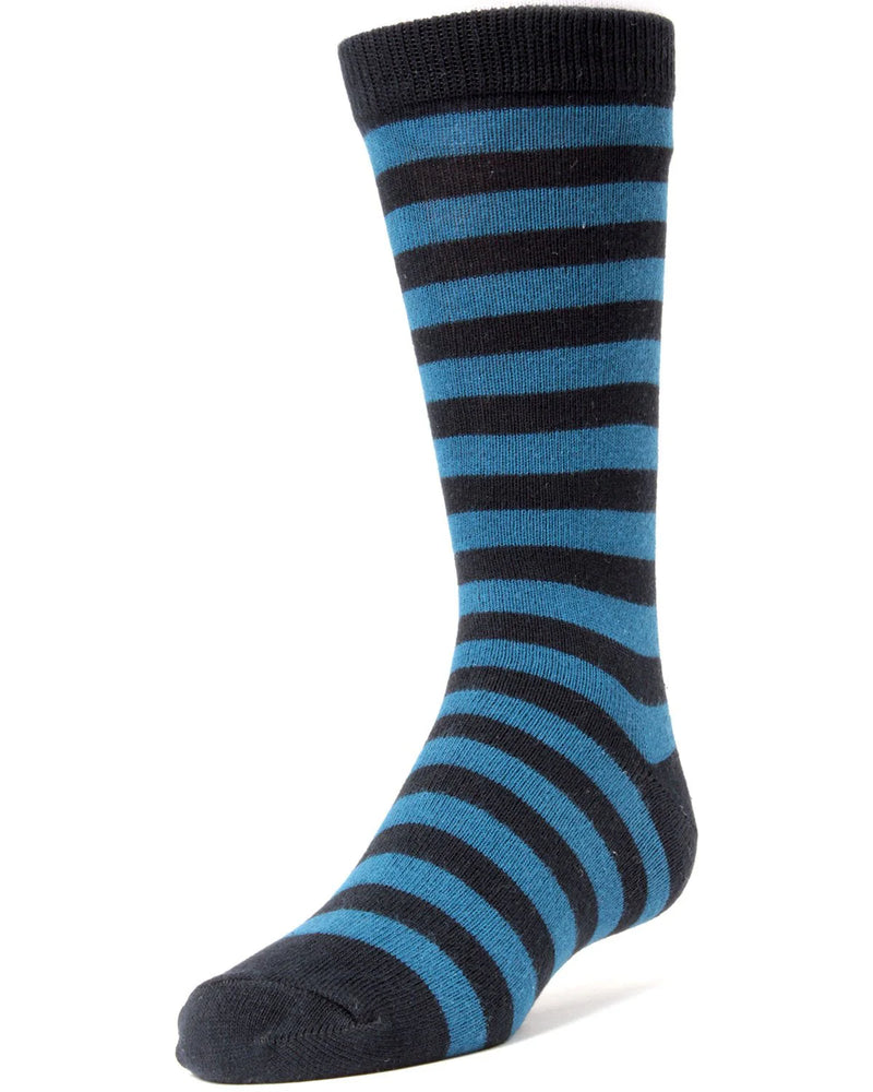 mk-130 memoi boys stripe crew sock
