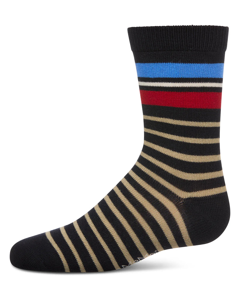 MK-149 MEMOI STRIPED BOYS CREW