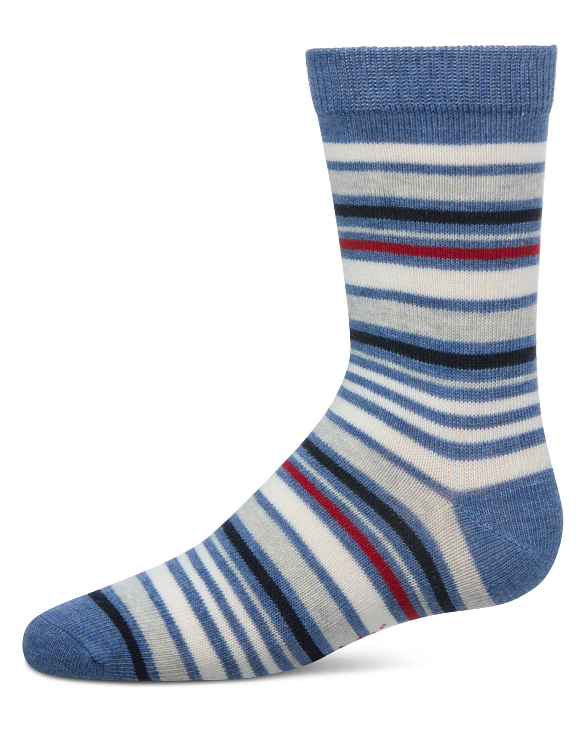 MK-150 MEMOI MULTI STRIPED BOYS CREW