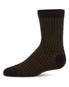 MK-194 MEMOI BICOLOR DASHLINE BOYS SOCKS