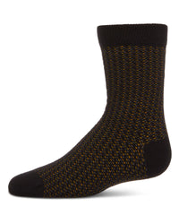 MK-194 MEMOI BICOLOR DASHLINE BOYS SOCKS