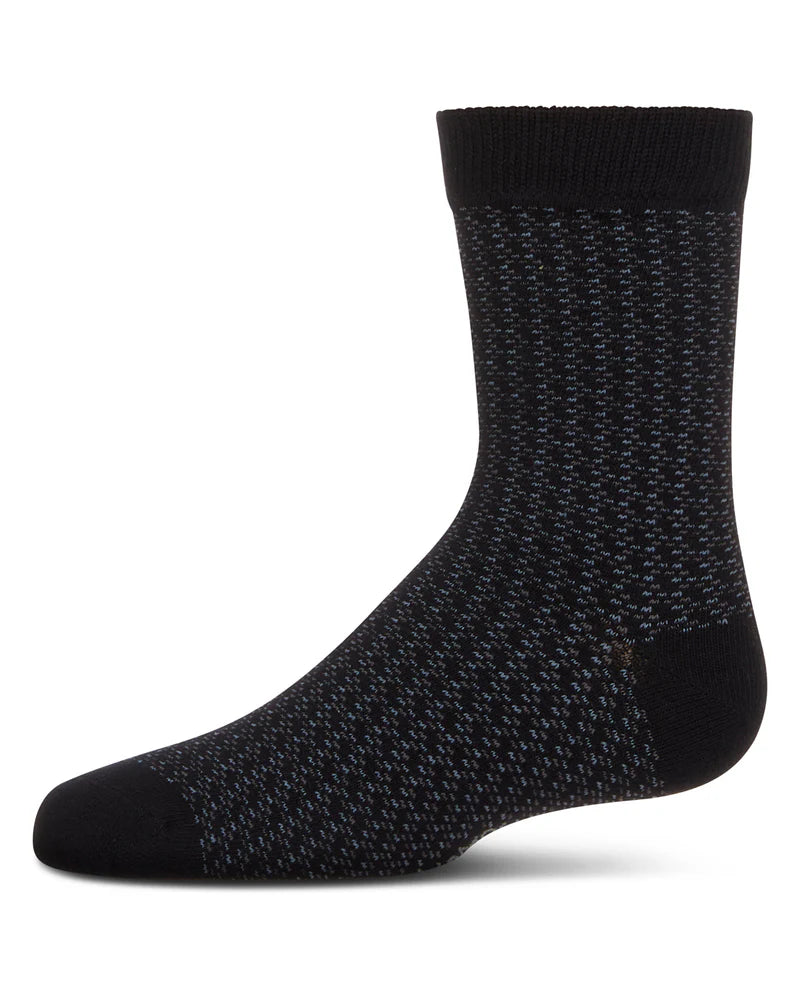 MK-194 MEMOI BICOLOR DASHLINE BOYS SOCKS