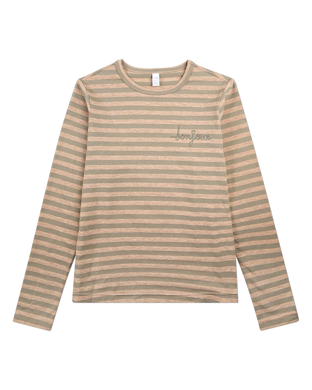 MKC-104 MEMOI STRIPE LONG SLEEVE T-SHIRT