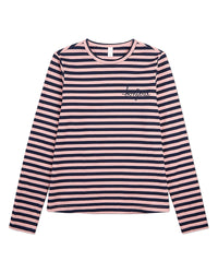 MKC-104 MEMOI STRIPE LONG SLEEVE T-SHIRT