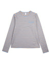 MKC-104 MEMOI STRIPE LONG SLEEVE T-SHIRT